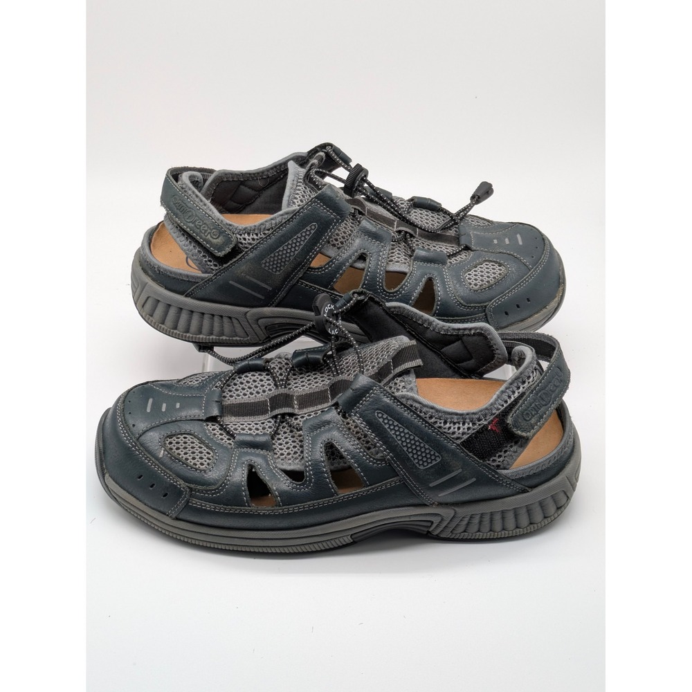 Orthofeet Mens 9.5 XW Extra Wide Fisherman Sandals Orthopedic Comfort